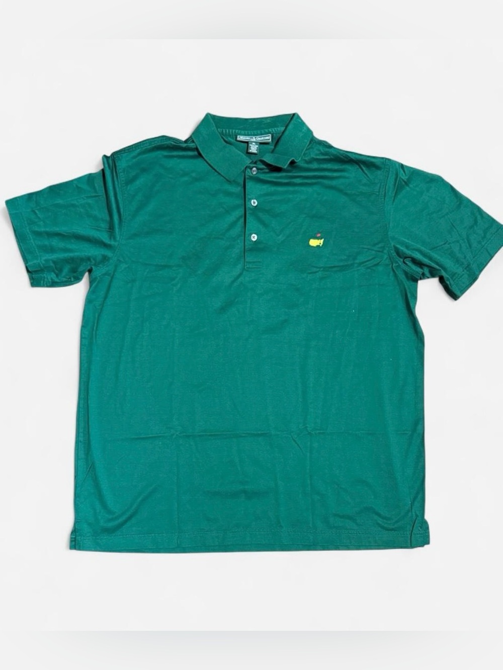 Masters Tournament Golf Polo Shirt Mens XL Green 100% Pima Cotton Augusta Nation